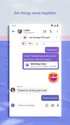 Microsoft Teams android App screenshot 3