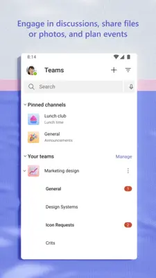 Microsoft Teams android App screenshot 4