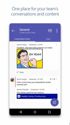 Microsoft Teams android App screenshot 8